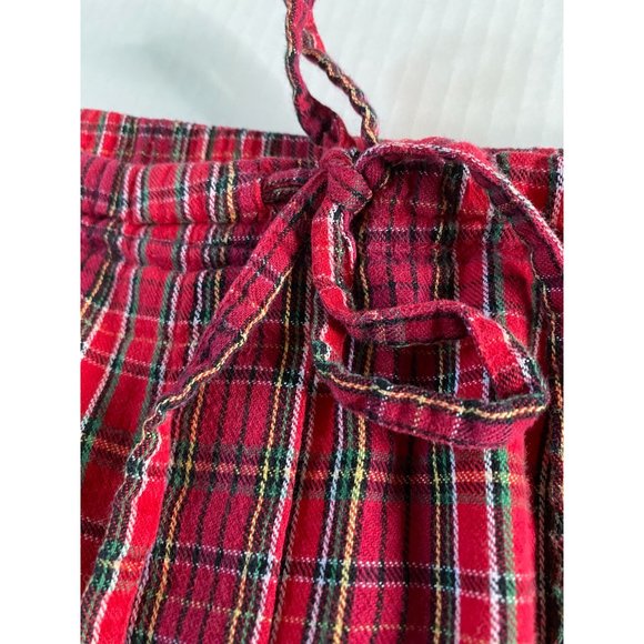 Cacique Womens Red Plaid Drawstring Waist Athleisure Pants Size 14/16 Comfy Cozy - Picture 5 of 9